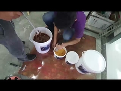 Peinture de sol métallique époxy polissage revêtement époxy résistant à l'abrasion sans soudure