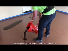 Peinture époxy à haute construction nettoyable, super brillante, résines à base d'eau, revêtements TDS