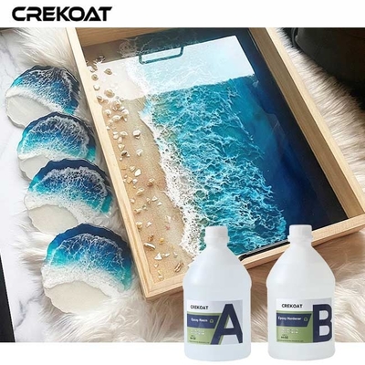 1/1 Ratio de mélange Résine époxy claire Haute durabilité Pour une utilisation à l'intérieur comme à l'extérieur