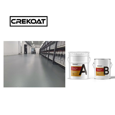 Résistance Peinture de sol époxy transparente Rigid 2 Partie Peinture époxy résistante à l'abrasion