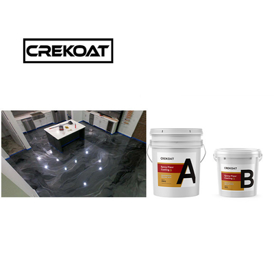 Peinture de sol époxy à deux packs, durcitrice, résistante aux produits chimiques, peinture époxy brillante