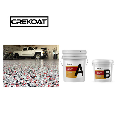 Couche en résine époxy cristalline / peinture 1 mm d' uréthane durable forte