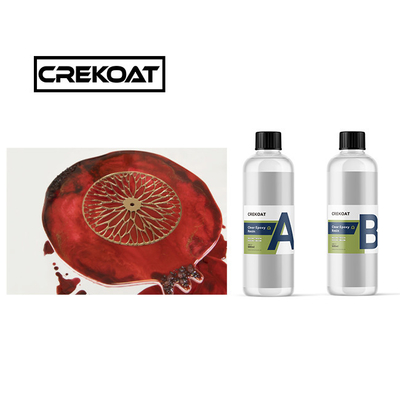 Claireté UV stable résine époxy transparente inodore Aucun COV pour la table de coulée