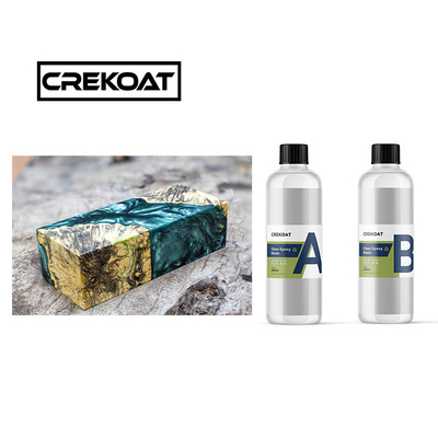 Résine époxy à faible viscosité, couche claire, jaune, résistant à la chaleur, résine claire