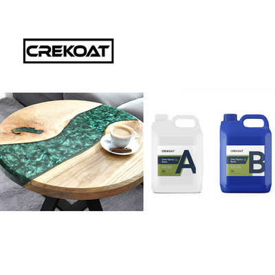 Pinceau cristallin Table haut résine époxy durcitrice 2 partie résistant aux chocs