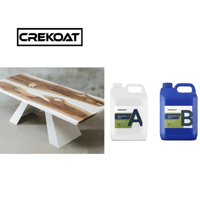 Polycolor basse exotherme versant profond résine époxy faible odeur table de rivière haut lustre