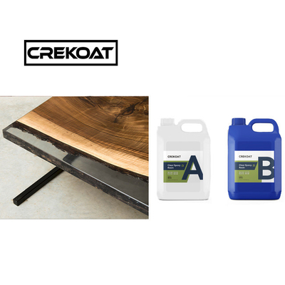 Polycolor basse exotherme versant profond résine époxy faible odeur table de rivière haut lustre
