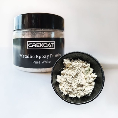 Poudre de mica naturelle de perle blanche de haute pureté brillante métallique en poudre époxy