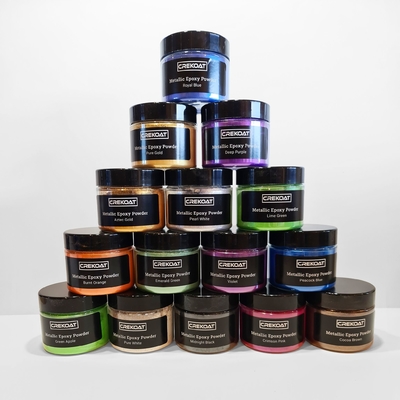Peinture en poudre de pigment de résine époxy brillante de qualité cosmétique
