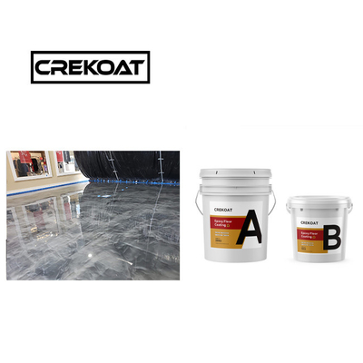Topcoats séchage rapide revêtement de sol en résine époxy Peinture métallique à haut lustre