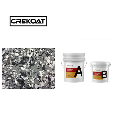 Couche en résine époxy cristalline / peinture 1 mm d' uréthane durable forte