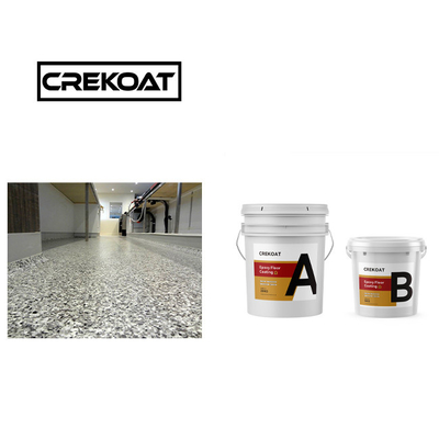 Couche en résine époxy cristalline / peinture 1 mm d' uréthane durable forte