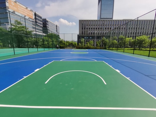 Peinture au sol de terrain de basket-ball et de tennis ignifugée Acrylique sans couture