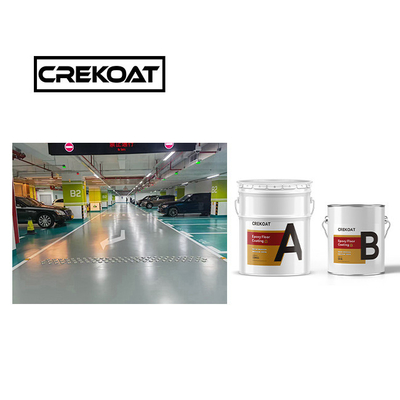 1 mm revêtement de sol époxy de haute brillance douceur peinture de sol durable couleurs solides