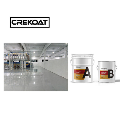 1 mm revêtement de sol époxy de haute brillance douceur peinture de sol durable couleurs solides