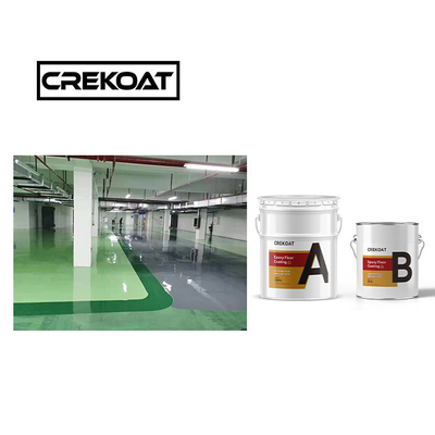 Visibilité Peinture de sol époxy grise versée couche supérieure de revêtements de béton Résistance