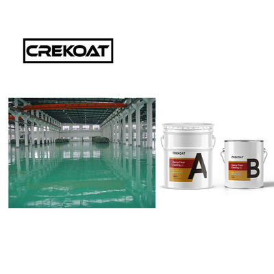 Topcoat revêtement de sol industriel en polyuréthane semi-brillant Peinture de sol imperméable