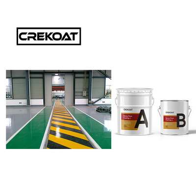 Crekoat revêtement de sol industriel à base d'eau faible COV faible odeur 1 mm