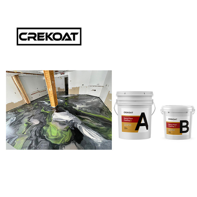 Peinture époxy sans COV, faible odeur, revêtement époxy résistant à la chaleur de 3 mm