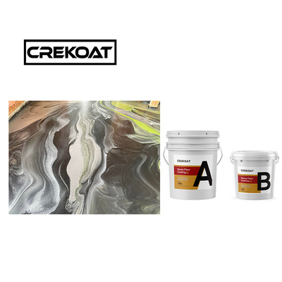 Peinture de revêtement de sol époxy métallique résistant à l'eau