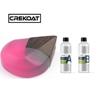 Kit d'art en résine époxy cristalline claire artisanat auto-nivellement facile mélange 1:1 rapport
