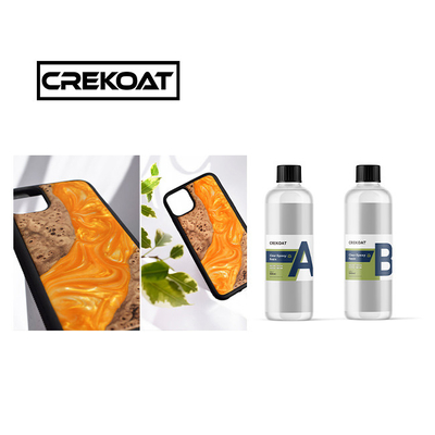 Résine époxy à faible viscosité, couche claire, jaune, résistant à la chaleur, résine claire