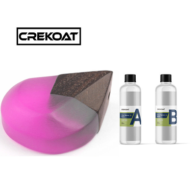 Brillant versant profond clair époxy rigide 2 partie résine claire anti jaunissement pour l' artisanat
