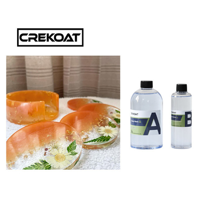 Résine époxyde claire à haute brillance inodore sûre Crystal Art Resin Kit BPA libre