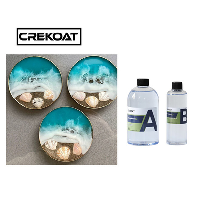 Résine époxyde claire 1Kg Kit Artwork Tumbler Jewelry Making de bâti durable