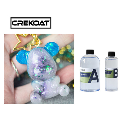 Composant en verre d'Art Clear Epoxy Resin Two de dessus de Tableau de haut liquide de construction