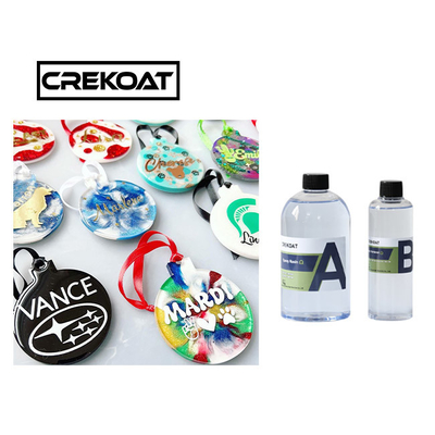 Crystal Epoxy Casting Resin Kit clair pour la fabrication de bijoux de métiers