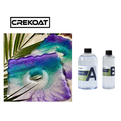 Résistant UV clair de Kit Non Toxic de résine époxyde de manteau brillant épais