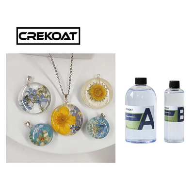 2 parts de catégorie comestible de résine de Crystal Clear Casting Epoxy Art non inflammable
