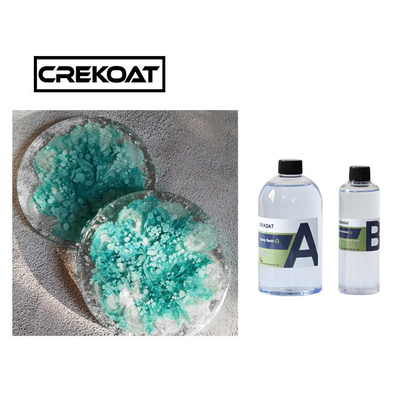 2 parts de catégorie comestible de résine de Crystal Clear Casting Epoxy Art non inflammable