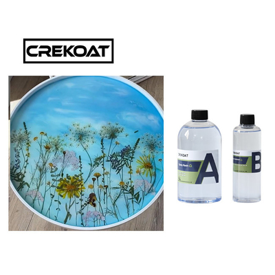 2 parts de catégorie comestible de résine de Crystal Clear Casting Epoxy Art non inflammable