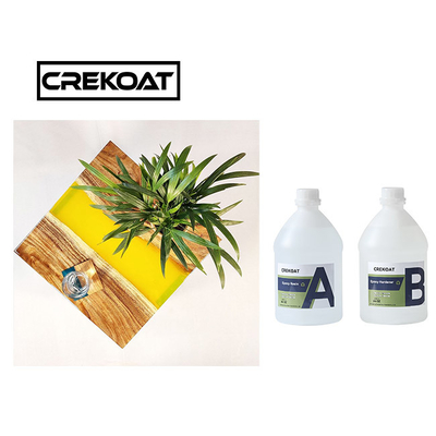 Résine de Crystal Clear Liquid Glass Epoxy pour le bâti de Tableau de rivière