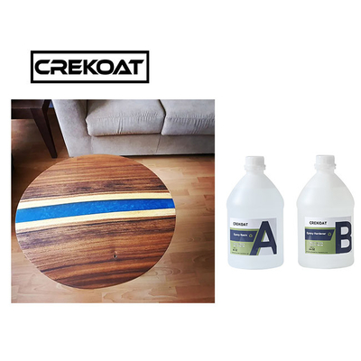 Résine époxyde claire de coffre-fort libre de nourriture de BPA pour le Tableau en bois Art Crafts