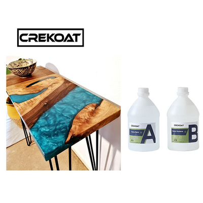 Bâti et revêtement à haute brillance de Crystal Clear Epoxy Resin Kit