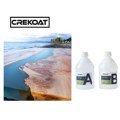 Bâti et revêtement à haute brillance de Crystal Clear Epoxy Resin Kit