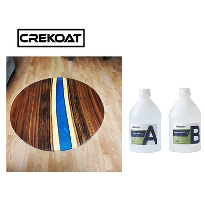 Le produit chimique résistent à la résine moulée profonde dure de Crystal Clear Epoxy Resin Rock pour le Tableau