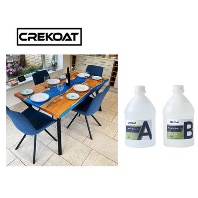 Le produit chimique résistent à la résine moulée profonde dure de Crystal Clear Epoxy Resin Rock pour le Tableau