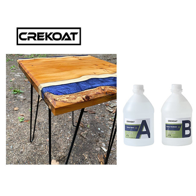 Verre jaune en bois imperméable de Crystal Clear Epoxy Resin For anti comme la finition