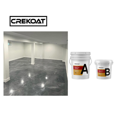 Plancher époxyde métallique de garage enduisant le cuivre de haute résistance imperméable de résine époxyde