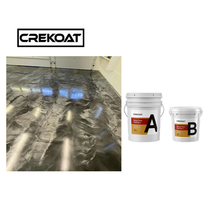 Plancher de résine époxyde de qualité marchande enduisant Gray Metallic Epoxy Floor non toxique