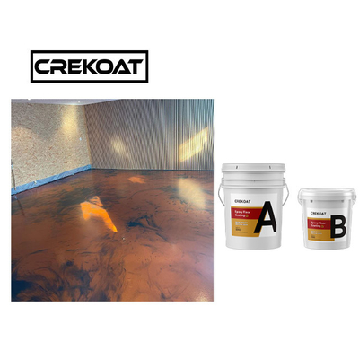 Résistant UV imperméable de plancher de partie supérieure du comptoir époxyde métallique durable de revêtement