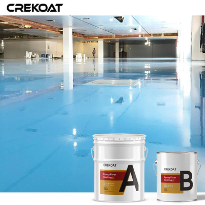 Le dissolvant à haute brillance de revêtement époxyde industriel de plancher de GV a basé la peinture de plancher
