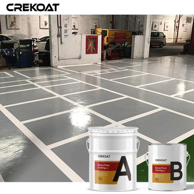 Individu époxyde industriel inodore de revêtement de plancher nivelant la peinture concrète de plancher pour le trafic de chariot élévateur