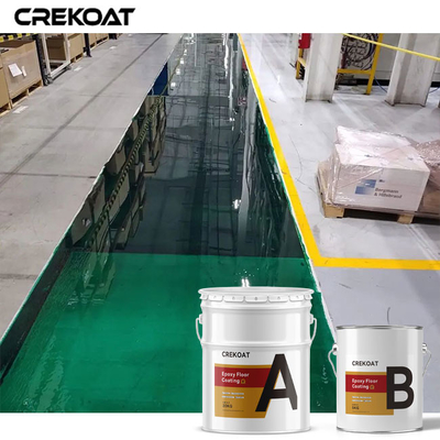 Peinture de sol industriel à faible teneur en COV pour béton résistant aux produits chimiques