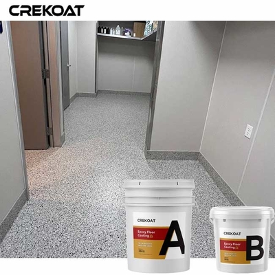 Manteau époxyde décoratif d'uréthane de plancher de flocon de peinture époxyde de séchage rapide de plancher de MSDS