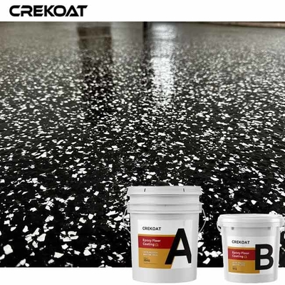 Manteau époxyde décoratif d'uréthane de plancher de flocon de peinture époxyde de séchage rapide de plancher de MSDS